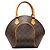 Louis Vuitton Brown Monogram Ellipse PM Marrone
