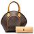 Louis Vuitton Brown Monogram Ellipse PM Marrone - vista 7