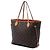 Louis Vuitton Brown Monogram Neverfull MM Marrom - vista 2
