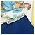 Foulard di seta Hermès Blue Costumes Civils Actuels 90 - vista 5
