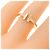 Autre Marque Anello Tiffany T Wire in oro rosa 18K - vista 5