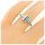 Autre Marque Anillo Tiffany T Wire Band Ring - vista 5