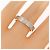 Autre Marque Anello Tiffany Atlas Band - vista 5
