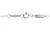 Autre Marque Collana Tiffany Open Heart in platino con zaffiro - vista 5