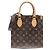 Louis Vuitton Monogram Sac Plat BB Handtasche Braun