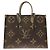 Bolso Louis Vuitton Monogram Giant OnTheGo GM Castaño
