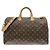 Borsa Boston Louis Vuitton Monogram Speedy Bandoulière Marrone