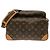 Louis Vuitton Monogram Nile Schultertasche Braun