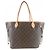 Louis Vuitton Monogram Neverfull MM Handtasche Braun