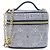 Louis Vuitton Monogram Laminated Jacquard Micro Vanity Handbag Blue