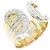 Cartier 2C Band Ring Diamant 18K Gold Golden