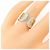 Cartier 2C Band Ring Diamant 18K Gold Golden - Ansicht 4