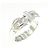 Ring Anel Centur Croix Hermès Prata