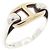 Ring Bague Hermès Chaine d'Ancre Argenté Doré