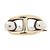 Ring Bague Hermès Chaine d'Ancre Argenté Doré - vue 2