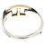 Ring Bague Hermès Chaine d'Ancre Argenté Doré - vue 3