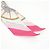 Hermès Pañuelo Twilly Hermes Springs Rosa - vista 2