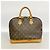 Bolso de mano Louis Vuitton Alma Monogram Castaño - vista 9