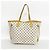 Borsa Tote Louis Vuitton Damier Azur Neverfull MM Bianco - vista 11