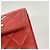 Cartera tri-fold de Chanel en piel de becerro granulada roja - vista 6