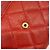 Cartera tri-fold de Chanel en piel de becerro granulada roja - vista 9