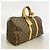 Sac Louis Vuitton Boston Monogram Keepall 45 Marron - vue 2