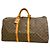 Bolso Louis Vuitton Boston Monogram Keepall 60 Castaño