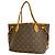 Sac Cabas Louis Vuitton Monogram Neverfull PM Marron