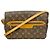 Bolso de hombro Louis Vuitton Monogram Saint Germain 28 Castaño