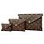 Louis Vuitton Monogram Pochette Kirigami Tasche Braun