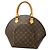 Bolso Louis Vuitton Monogram Ellipse MM Castaño