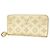 Portafoglio Zippy Louis Vuitton Mahina Bianco sporco