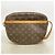 Borsa a tracolla Louis Vuitton Monogram Jeune Fille GM Marrone - vista 12