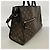 Borsa Tote Louis Vuitton Monogram Popincourt MM Marrone Nero - vista 2