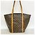 Sac Tote Louis Vuitton Monogram Marron - vue 12