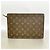 Louis Vuitton Monogram Pochette Homme Clutch Bag Marrone - vista 8
