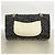 Borsa a tracolla Chanel in tweed nero e avorio Crudo - vista 10