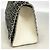 Borsa a tracolla Chanel in tweed nero e avorio Crudo - vista 9