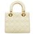 Borsa Christian Dior Cannage Lady Dior Bianco - vista 12