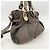 Céline Bolsa Celine Macadam em tela de nylon Marrom - vista 2