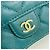 Cartera tri-fold Chanel Matelassé en Green Verde - vista 8