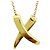 Autre Marque Collana Tiffany Kiss in oro giallo 18K D'oro
