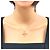 Autre Marque Tiffany & Co. Infinity Kreuz Halskette Golden - Ansicht 2