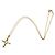 Autre Marque Tiffany & Co. Infinity Kreuz Halskette Golden - Ansicht 8