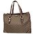 Céline Saco Tote Celine Macadam em lona de nylon Marrom