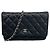 Cartera de hombro con cadena Chanel Matelassé Negro