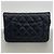 Cartera de hombro con cadena Chanel Matelassé Negro - vista 11