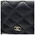 Cartera de hombro con cadena Chanel Matelassé Negro - vista 9