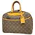 Louis Vuitton Monogram Deauville Handtasche Braun