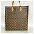 Bolso Tote Monogram Louis Vuitton Sac Plat Castaño - vista 11